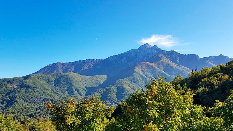 Гора Афон, главный пик полуострова